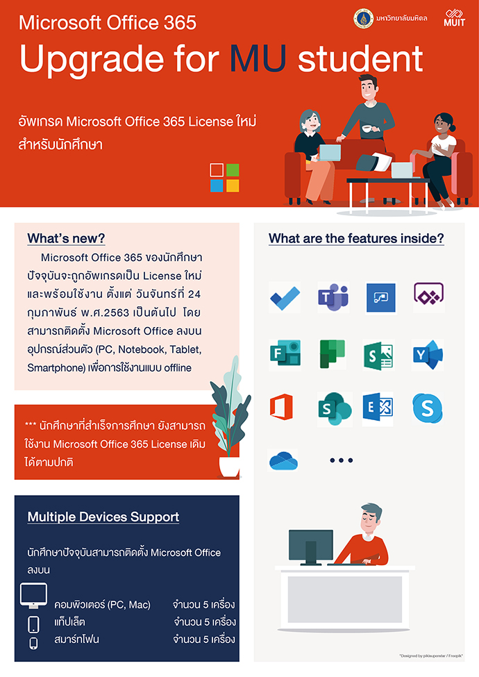 Microsoft Office 356 Upgrade for MU student