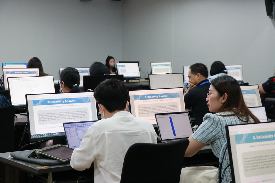 กองเทคโนโลยีสารสนเทศได้จัดการประชุมเชิงปฏิบัติการการใช้งานโปรแกรม SPSS (เวอร์ชัน 29) “SPSS Statistics Standard Training”